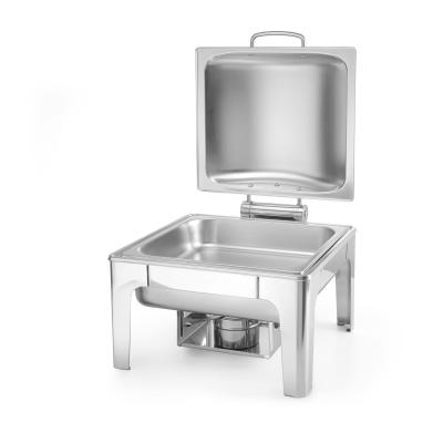 Chafing GN 2/3 saténový vzhled, HENDI, Profi Line, 6L, 395x430x(H)290mm | 470275